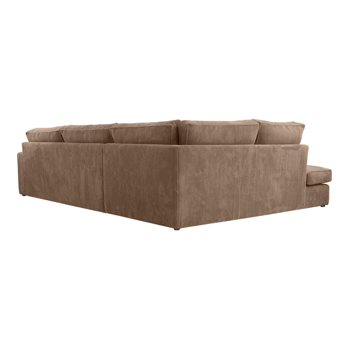 ECKSOFA CAMBO MINI Ohne Schlaffunktion, Braun - Braun, Textil (280/224cm) - Fedve