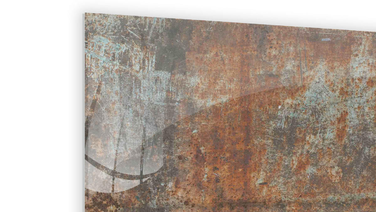 GLASBOARD ROST 60x40cm - Multicolor, Glas (60/40/0.7cm) - ALLboards