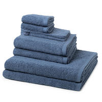 FROTTIERSET Vita 8-teilig - Dunkelblau, Textil (50/100cm) - Ross