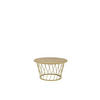 COUCHTISCH Aralia - Sonoma + Gold - Goldfarben, Holzwerkstoff (92/92/49cm) - Möblo