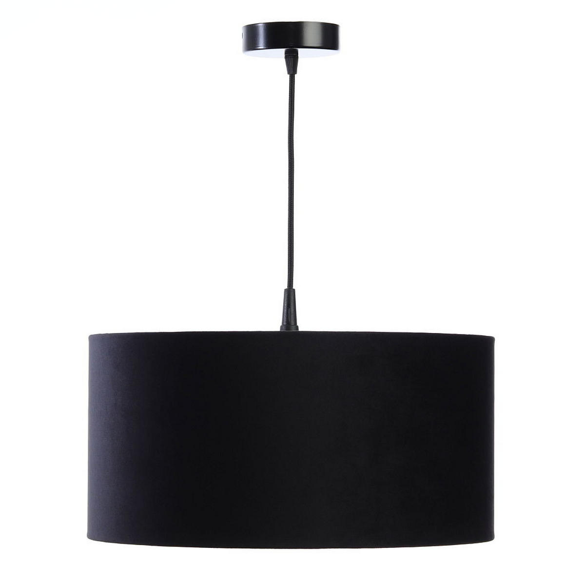 HÄNGELEUCHTE Schwarz 60/30 cm - Silberfarben/Schwarz, Kunststoff (60/1.1/30cm) - ONZENO
