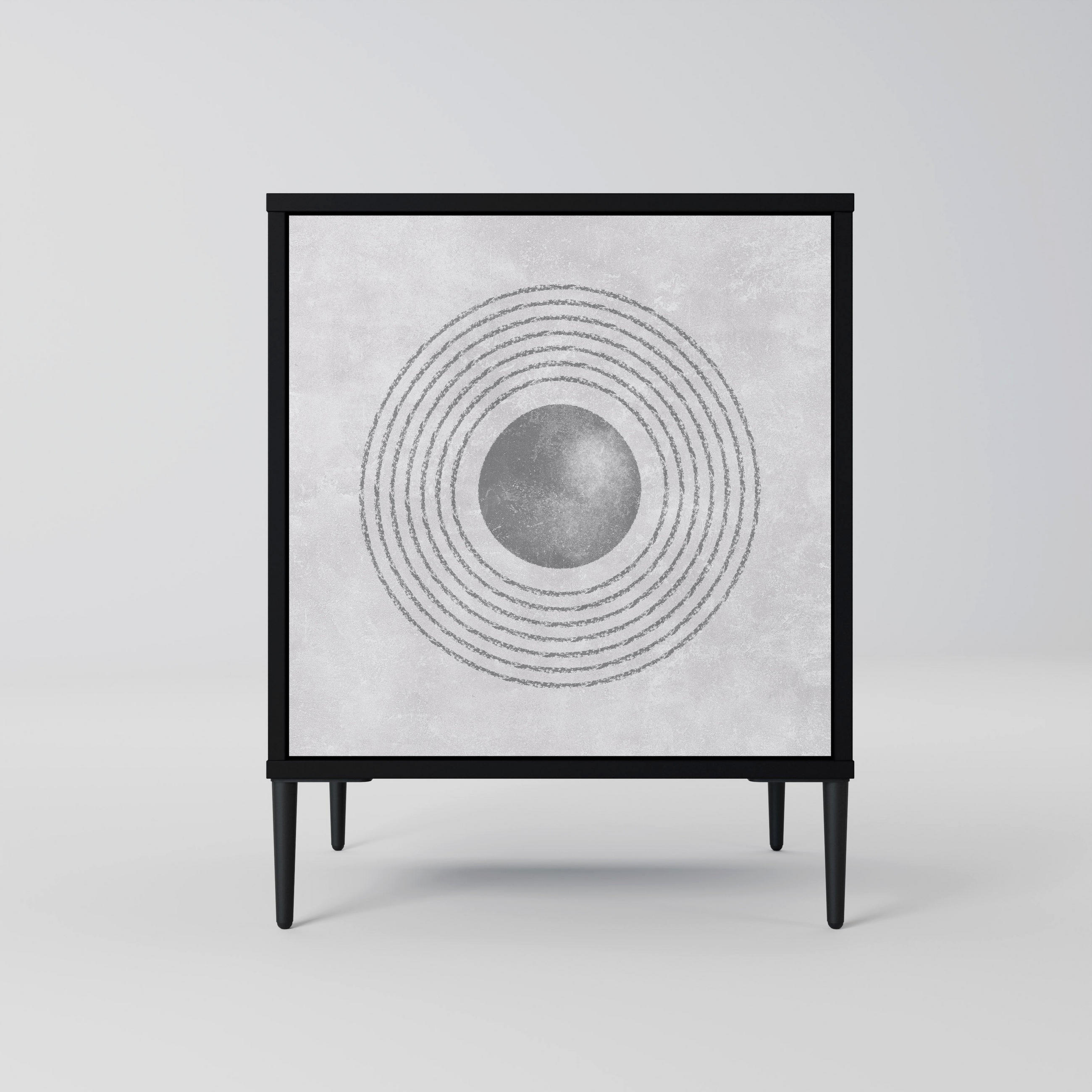 SpaceRebels Sideboard Schwarz 57.5x72.5x42 cm