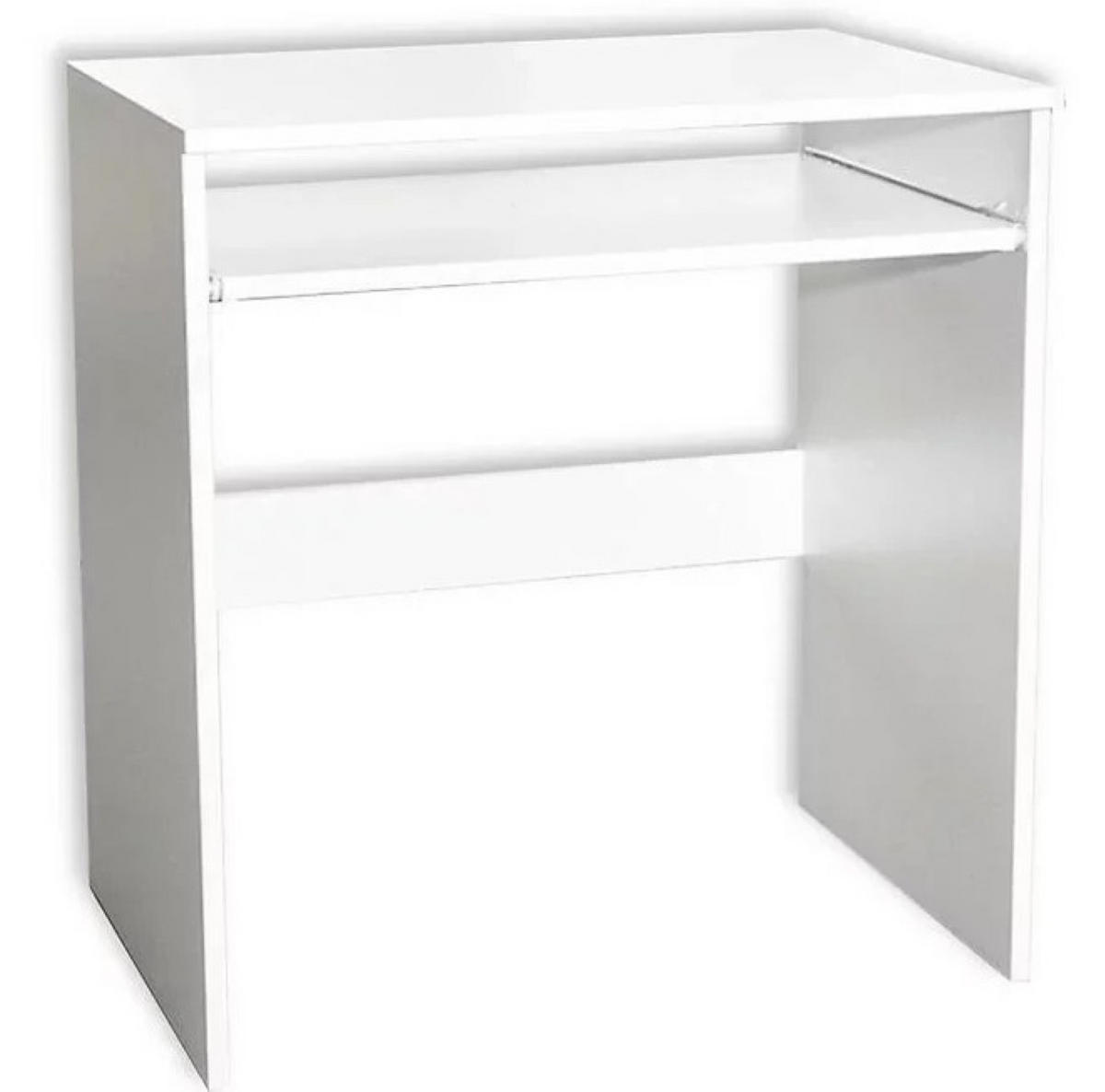 SCHREIBTISCH VALERIO 75x50x70 cm Bürotisch Computertisch, Weiß - Weiß, Holzwerkstoff (50/75/70cm) - MASSENO