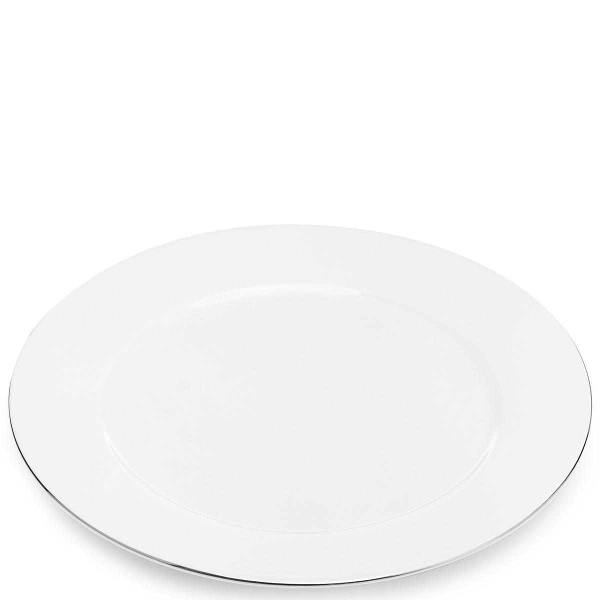 SPEISETELLER-SET MUSCARI 6-tlg, Porzellan - Platinfarben, Keramik (27cm) - KONSIMO®