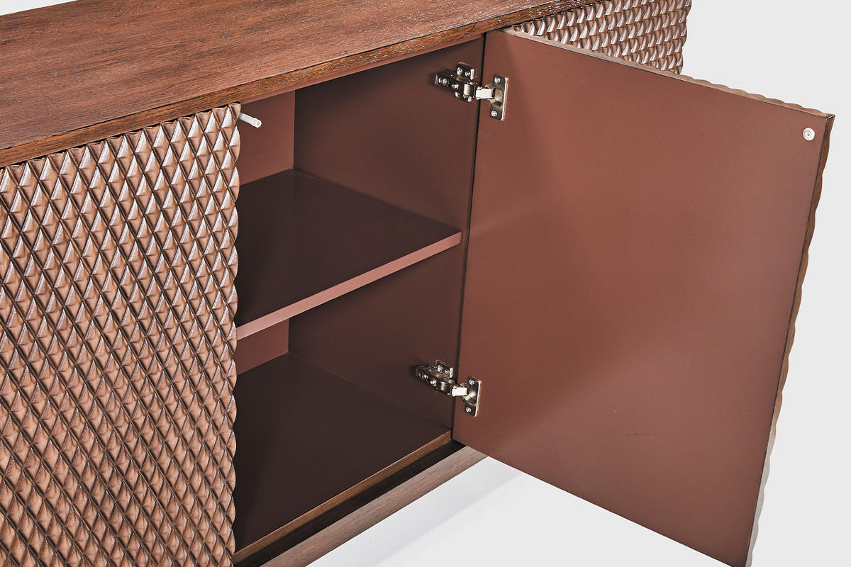 SIDEBOARD COPAS Braun Holz - Braun, Eichenholz/Holz (150/85/40cm) - KAWOLA