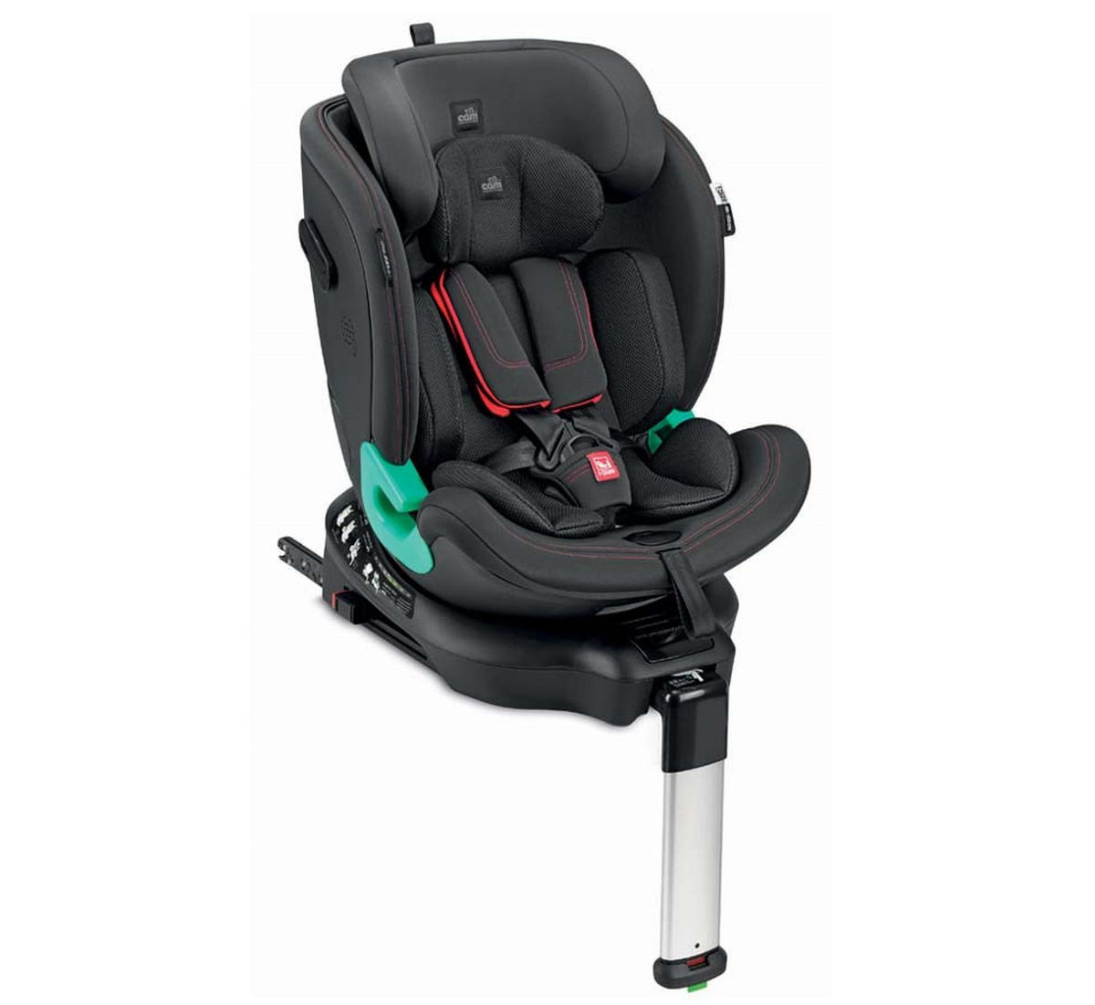 KINDERAUTOSITZ GT I-Size drehbarer Autositz - Schwarz, Kunststoff (440/620/580cm) - Cam il Mondo del Bambino S.p.A.
