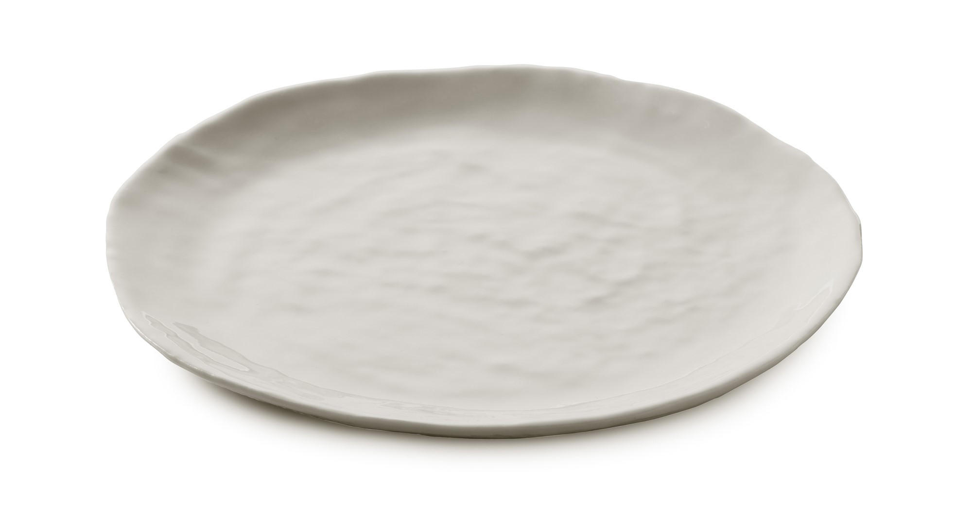 Revol Porcelaine France Brottteller Weiß