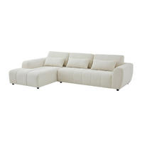 SOFA ohne Schlafmöglichkeit - -Sitzer - Stoff - Beige - - Beige, Textil (303/103/196cm) - Vente-Unique