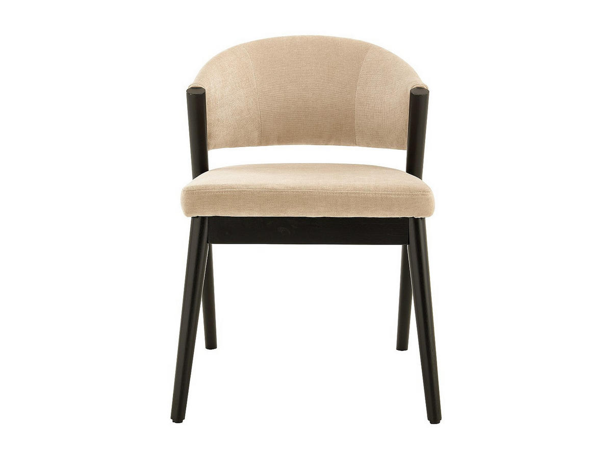 STUHL - 53.5 cm x 64 cm - Stoff - Beige ZELVYN - Beige, Textil (53.5/76/64cm) - Vente-Unique