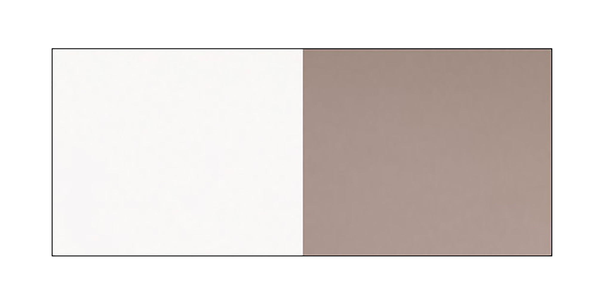 APOTHEKERSCHRANK Bonn D1D/40 Rosé Kupfer Matt / Weiß 40 / 50 / 82cm - Hellrosa/Weiß, Holz/Holzwerkstoff (40/82/50cm) - Feldmann-Wohnen