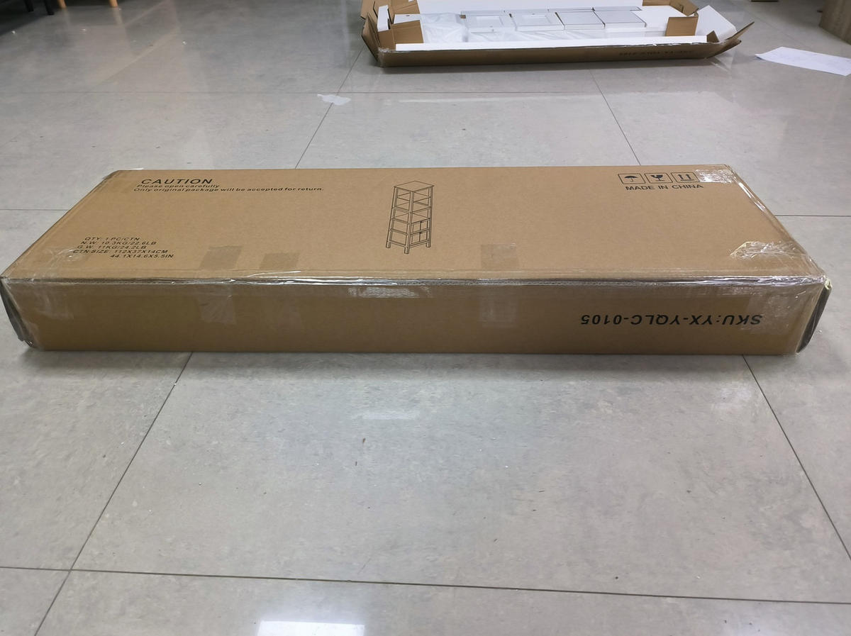 HOCHSCHRANK 20x30x160 cm Weiß aus Spanplatte mit 2 Schubladen & 3 offenen Regalen - Weiß, Holzwerkstoff (20/160/30cm) - Modfu