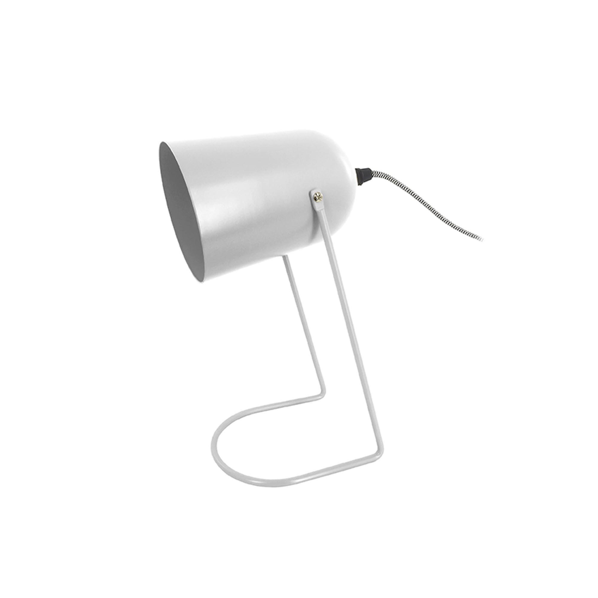 TISCHLAMPE Weiß 18/18/30 cm - Weiß, Metall (18/18/30cm) - Leitmotiv