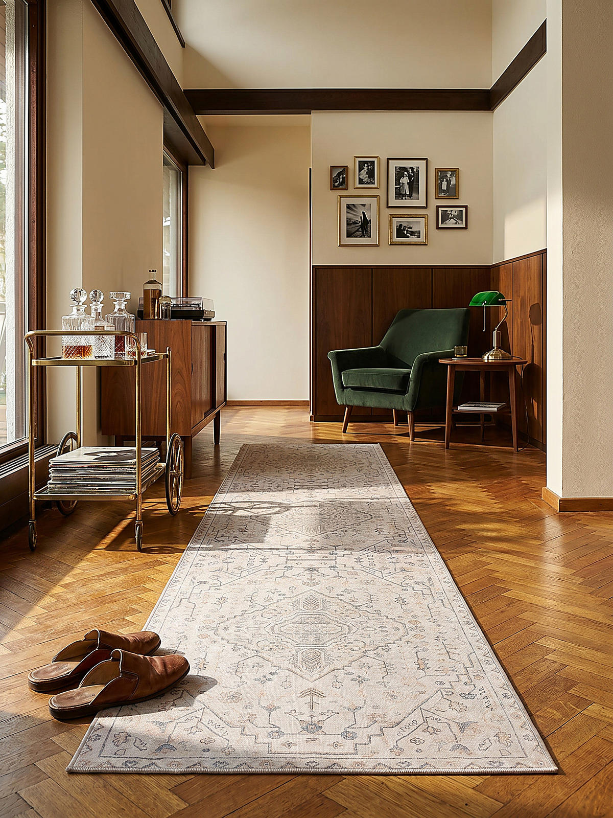 TEPPICHLÄUFER HURST 60/230 cm - Beige, Textil (230/60cm) - KADIMA DESIGN