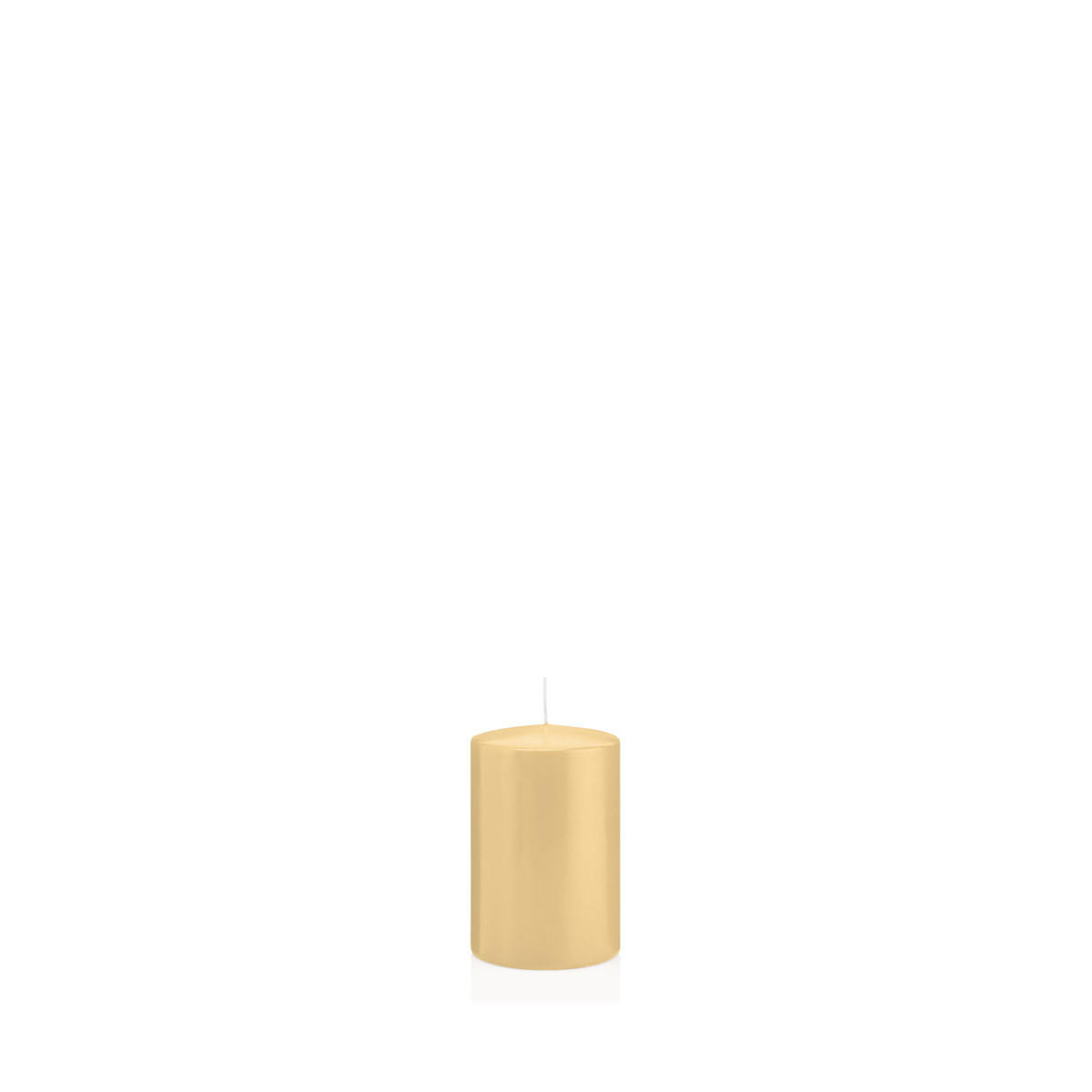 STUMPENKERZEN Champagner Ø 38 x 60 mm, 24 Stück - Champagner, Paraffin (4/6cm) - Wiedemann Kerzen