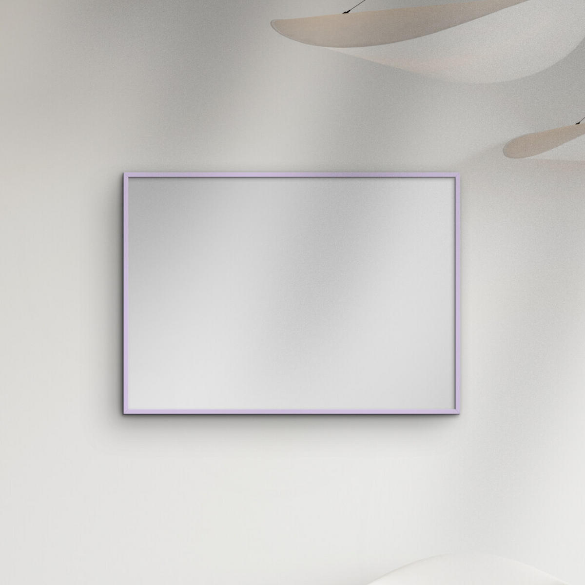 SPIEGEL - Fliederfarbenes Holz - Flieder, Holz/Papier (29.7/42/2cm) - Poster&Frame