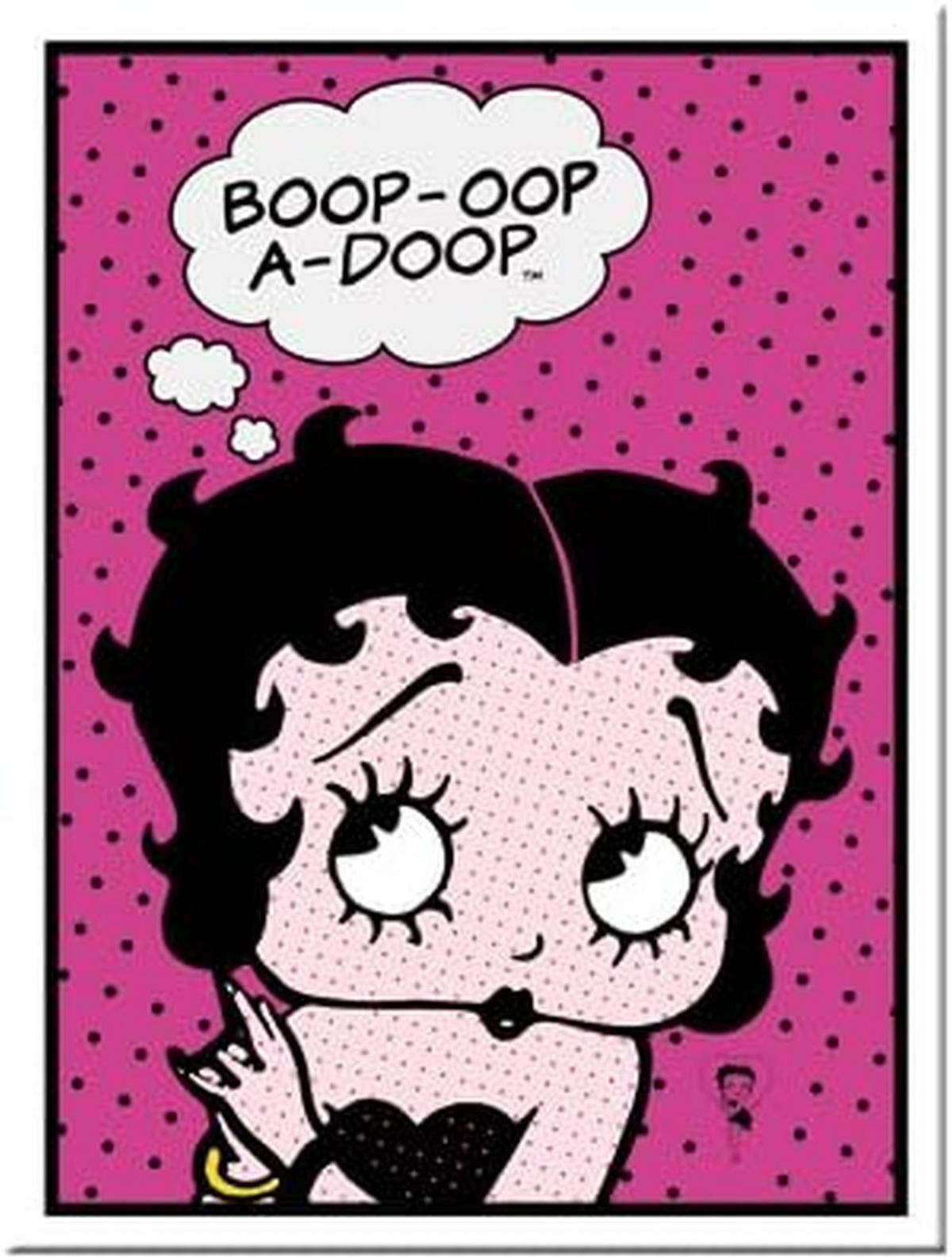 MAGNET 6/8 cm Boop - Multicolor, Metall (6/8/0.1cm) - Nostalgic-Art