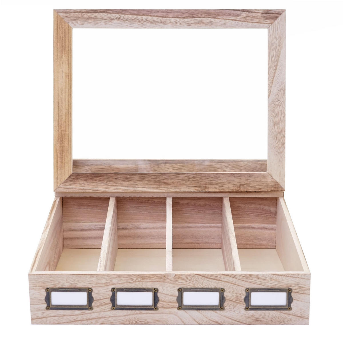 BESTECKKISTE Braun - Braun, Holz (37/17/33cm) - MCW