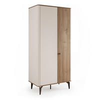 KLEIDERSCHRANK BELLAGIO mit Regalböden - Braun, Holzwerkstoff (88.1/190/52.2cm) - Idohome