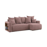 ECKSOFA SOLARIS L - Blau/Pink, Holzwerkstoff (238/142cm) - Meblini