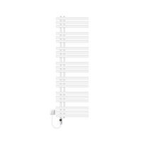 BADHEIZKÖRPER elektrisch IRON EM 500x1600 mm Weiß mit Heizstab 1200W Digital - Weiß, Metall (50/160/3cm) - LuxeBath