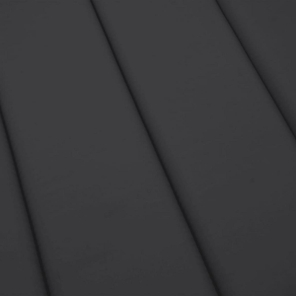 SONNENLIEGEN-AUFLAGE Schwarz 200/70/3 Cm Oxford-Gewebe - Schwarz, Textil (70/3/200cm) - vidaXL