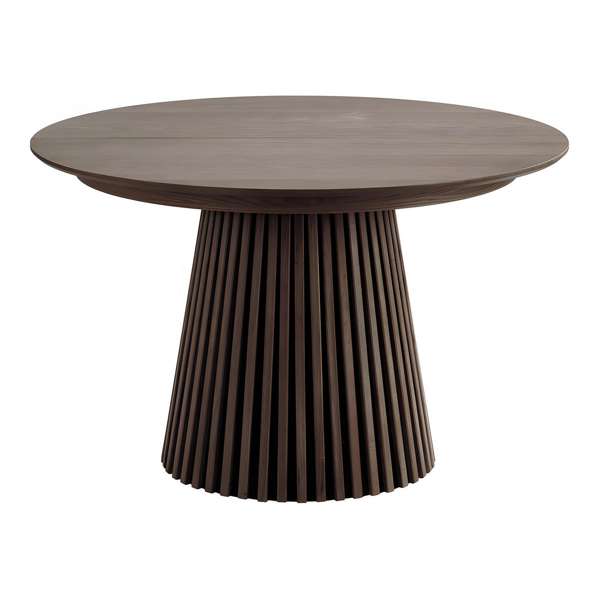 MATGRUPP Tokyo för 6 personer 120 x 120 x 75 cm – rökt - Ekfärgad/Mörkbrun, Trä/Träbaserade material (120/75/120cm) - ebuy24