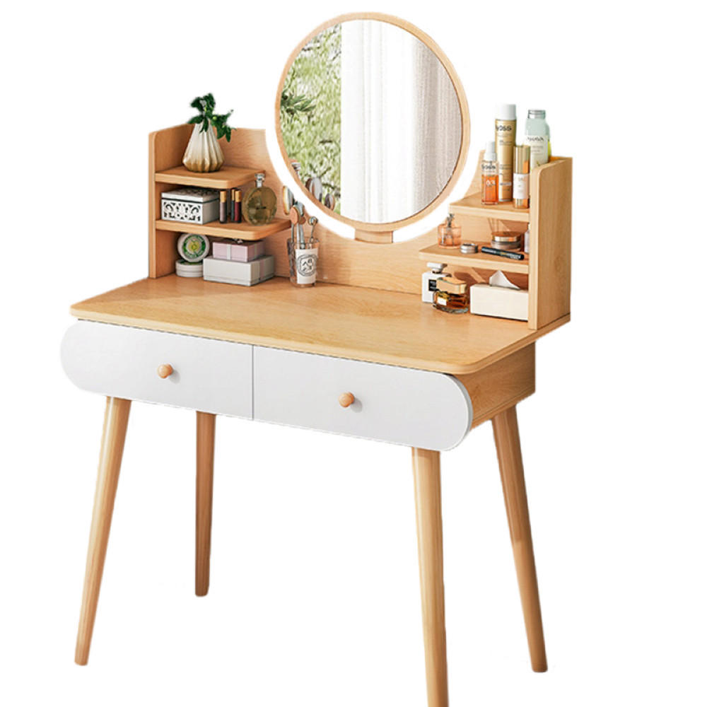 SCHMINKTISCH, braun 80/40/120 cm - Braun, Holzwerkstoff (40/120/80cm) - Rexo