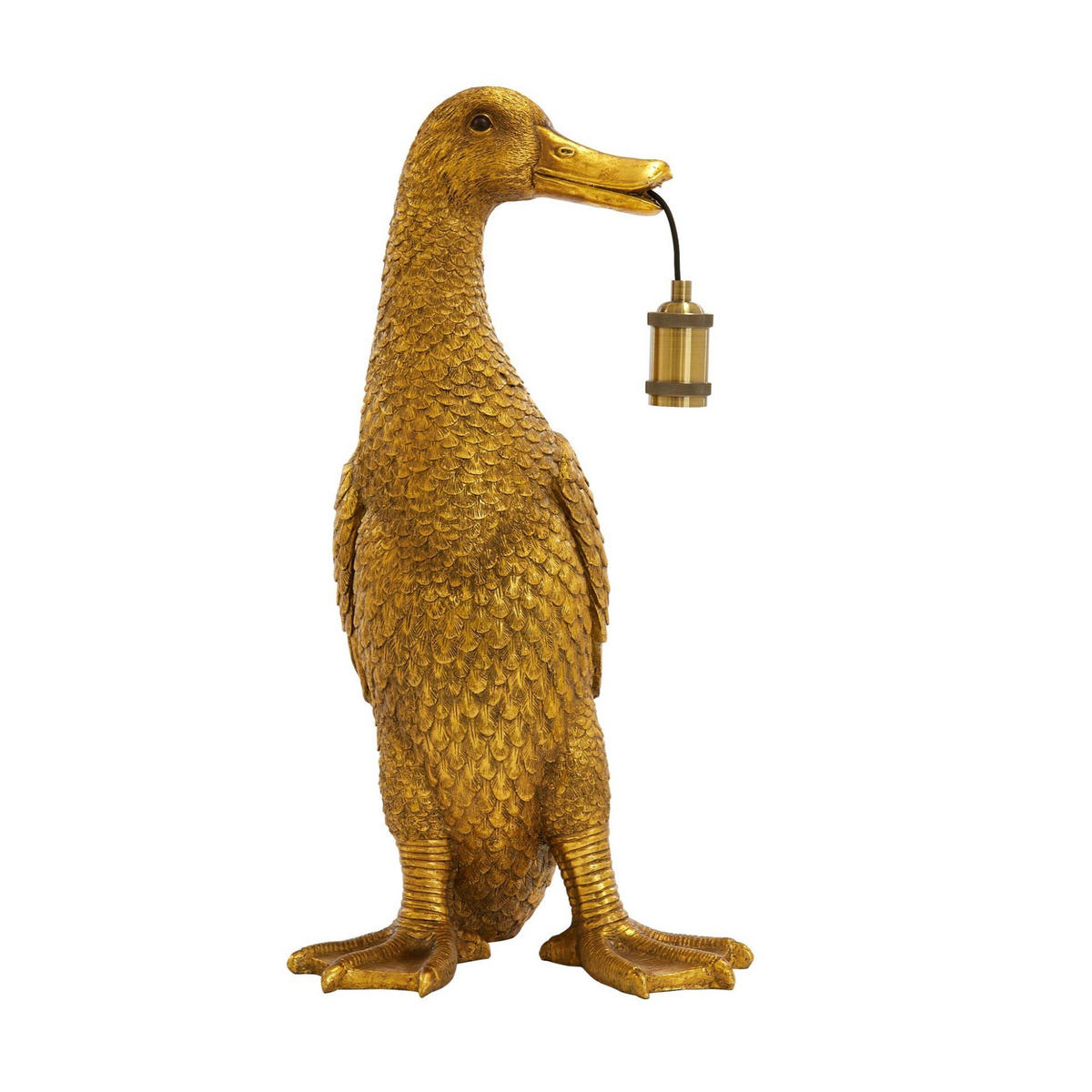 TISCHLAMPE Ente Bronze 32/31/65 cm - Bronzefarben, Kunststoff (32/31/65cm) - Light & Living