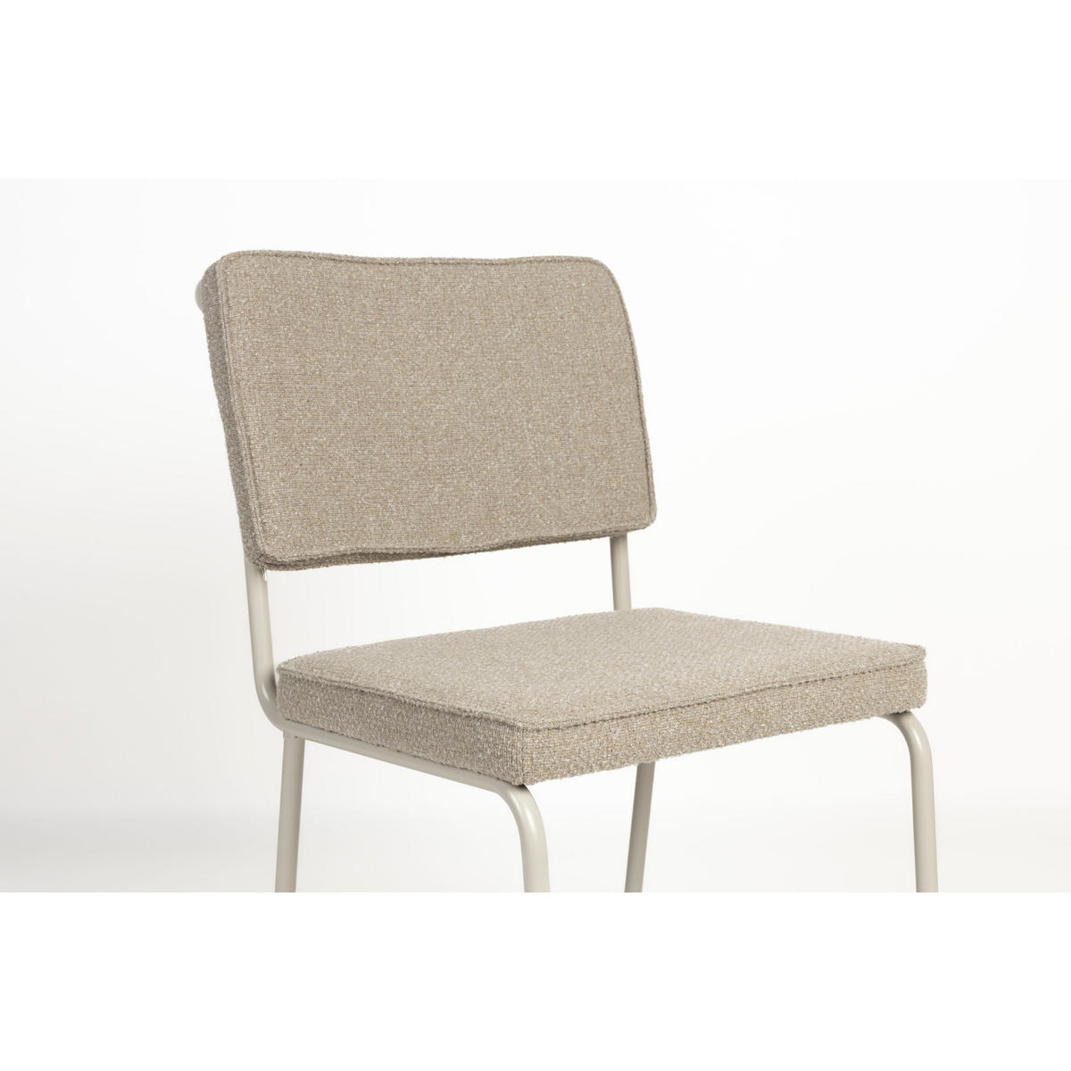 ESSZIMMERSTUHL Buddy Beige - 2 er Set - Beige, Textil (48/85/57cm) - Zuiver
