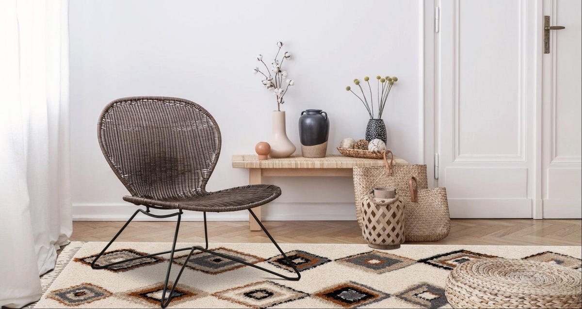 TEPPICH weich Ethno-Stil mehrfarbig - Multicolor, Textil (200/290cm) - AFK Living