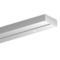 GARDINENSCHIENE - Komplettset inkl. Zubehör 120cm 1-läufig - Weiß, Kunststoff (6/120cm) - Bestlivings