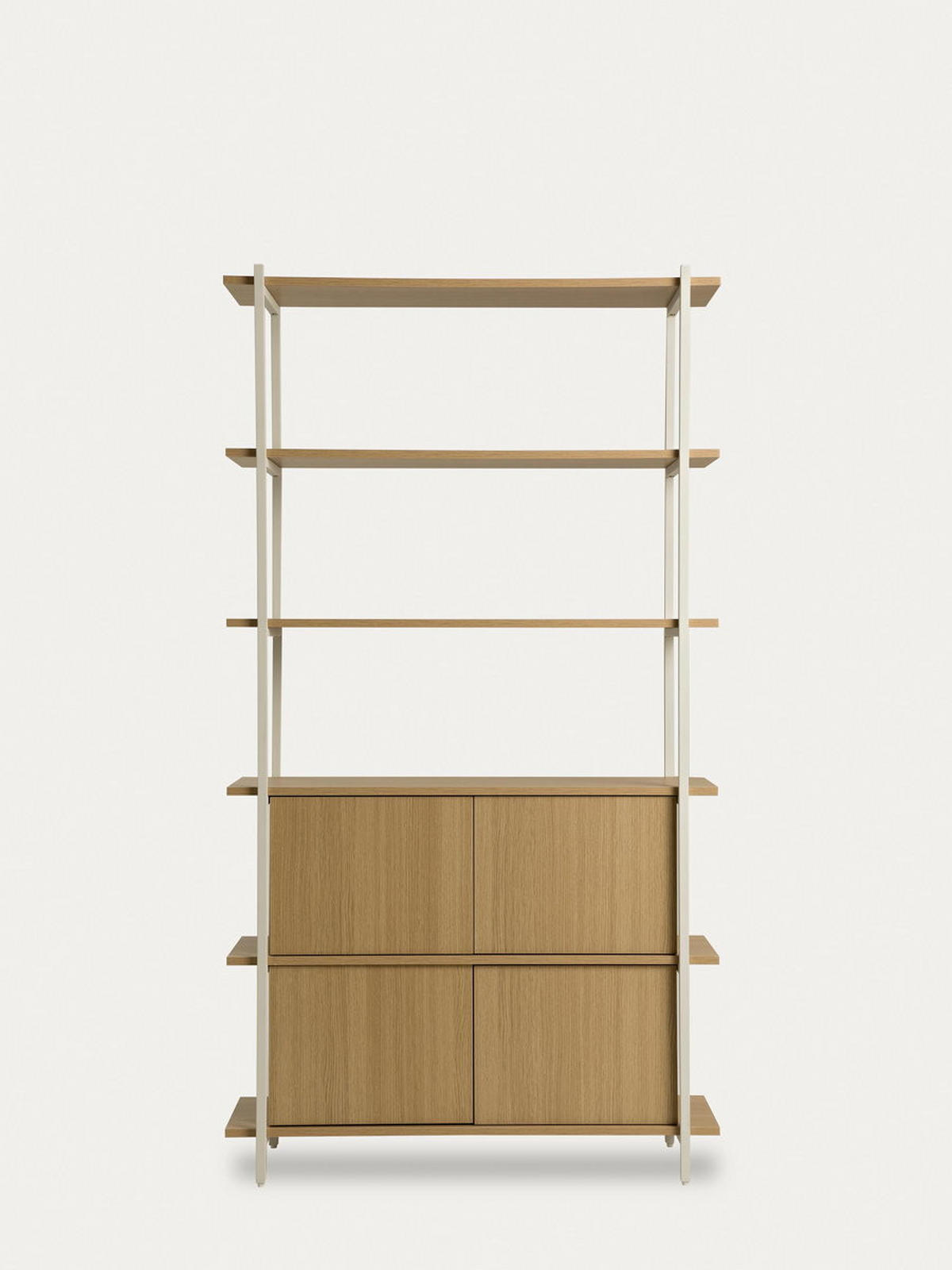 BÜCHERREGAL Darel Natur 105.8 cm x 197 cm - Braun, Holzwerkstoff (105/197/34cm) - Kenay Home