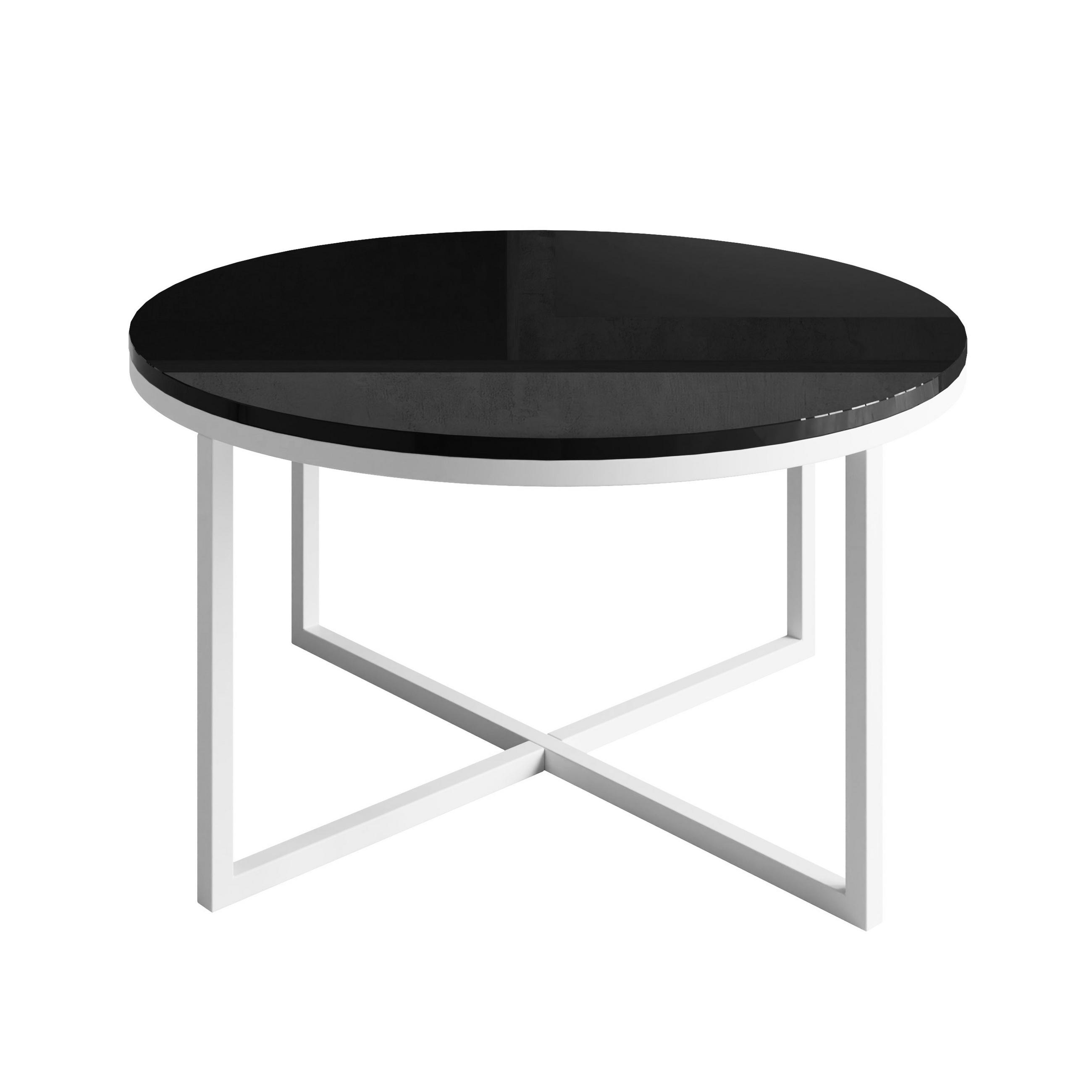 COUCHTISCH CIRI-X Hochglanz - Weiß, Holzwerkstoff (70/70/45.6cm) - Lookway