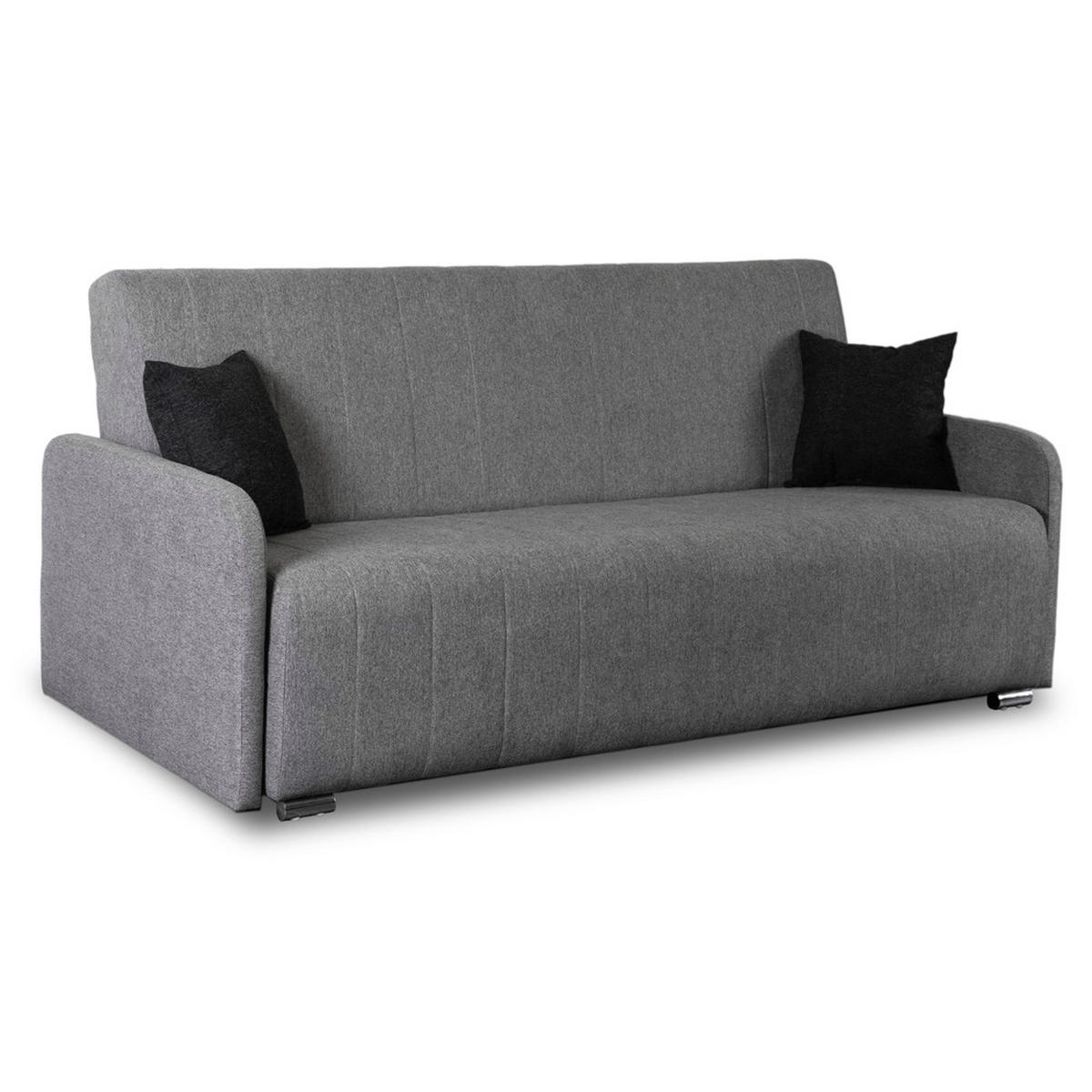 SCHLAFSOFA ASPEN Zweisitzer Grau - Grau, Holz/Textil (2000/95/980cm) - makarowski meble