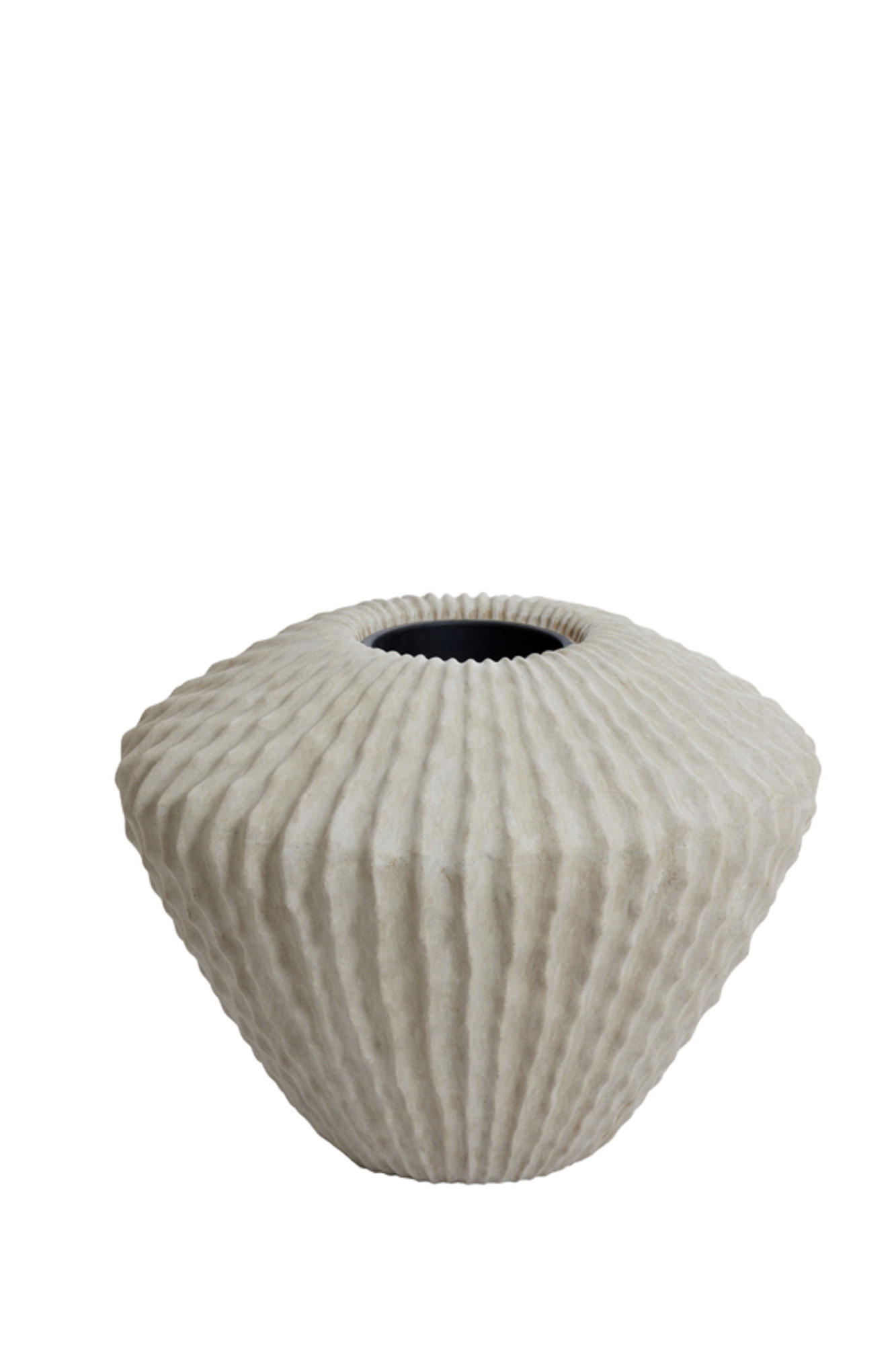 VASE Kakteen Braun Ø66/53 cm - Braun, Kunststoff (66/53cm) - Light & Living