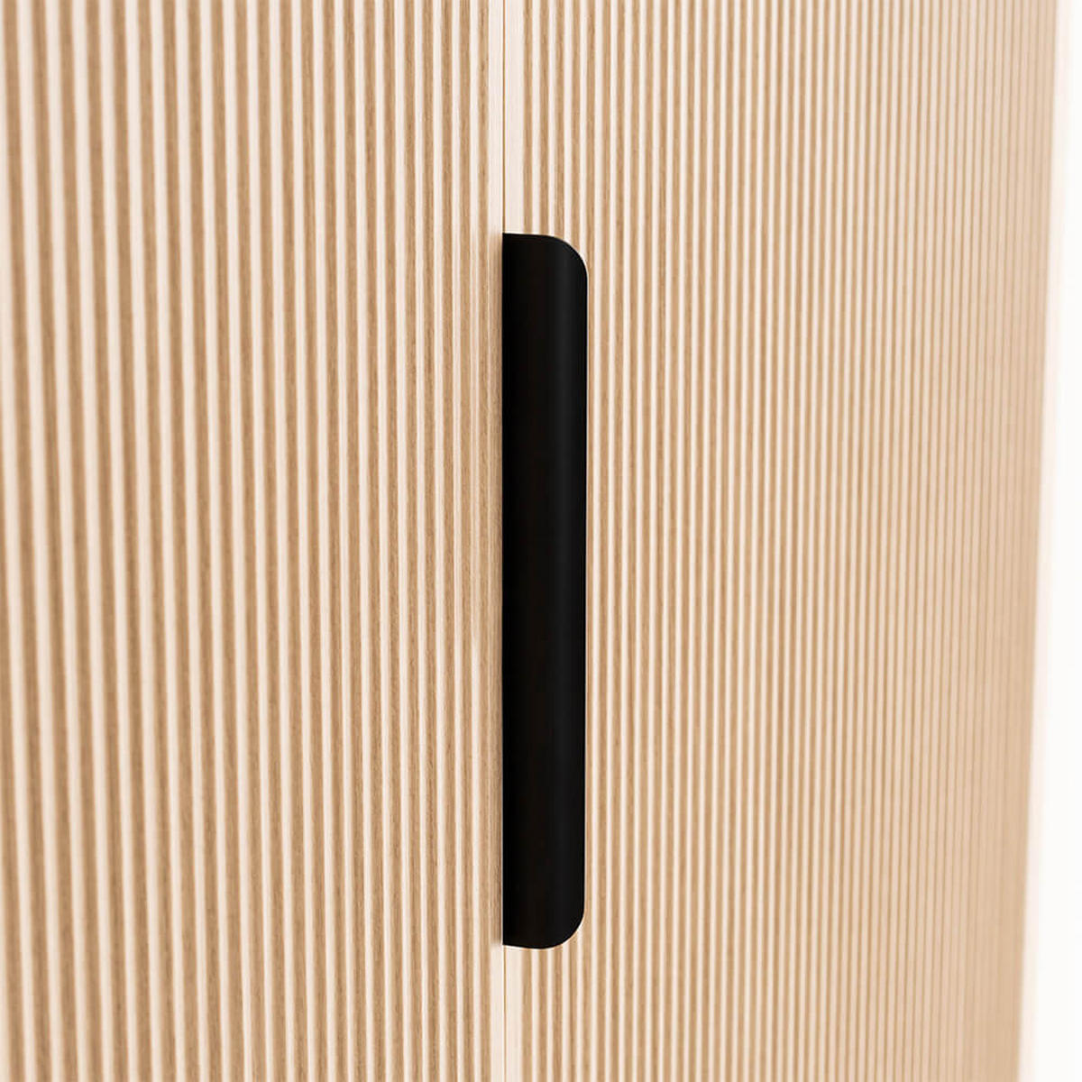 KLEIDERSCHRANK NYLA - Natur/Schwarz, 150 x 200 cm - Naturfarben, Holzwerkstoff (150/200/60cm) - Home Deluxe