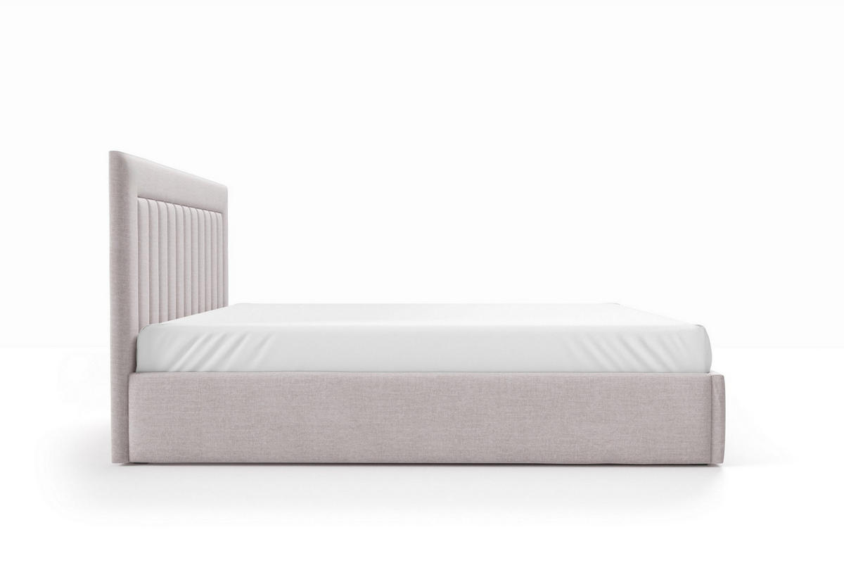 POLSTERBETT BEZA I - Dunkelgrau - Dunkelgrau, Textil (180/200cm) - AN-Moebel 4u