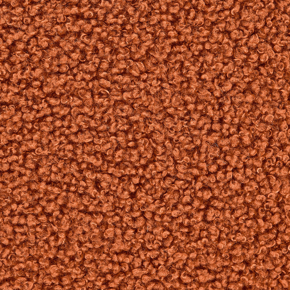 POUF bouclé maro Beaufort - maro deschis, material textil (60/27/60cm) - Beliani