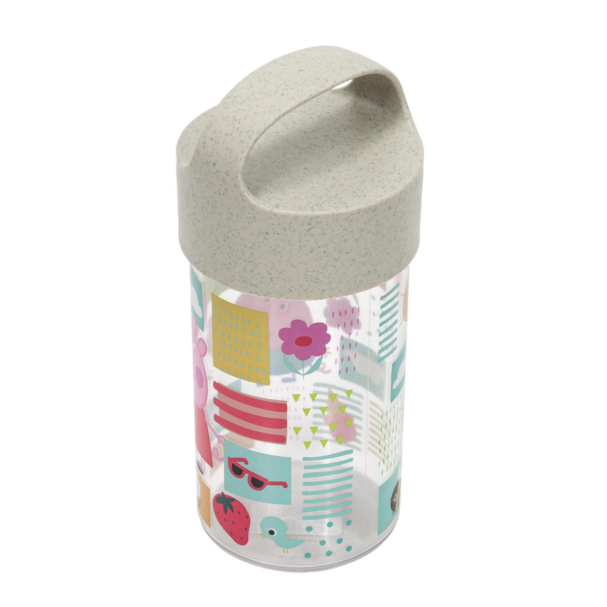 SNACK-/TRINKBEHÄLTER Buddy Peppa Pig 500 ml - Beige, Kunststoff (8.1/17.7/8.1cm)