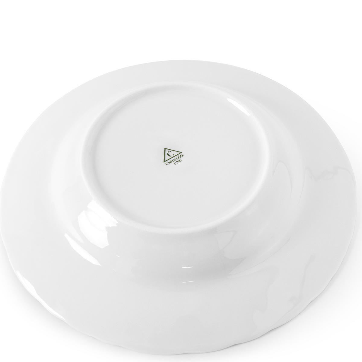 TELLER-SET SUPPENTELLER Cmielow Rococo 6-tlg - Weiß, Keramik (22cm) - KONSIMO®