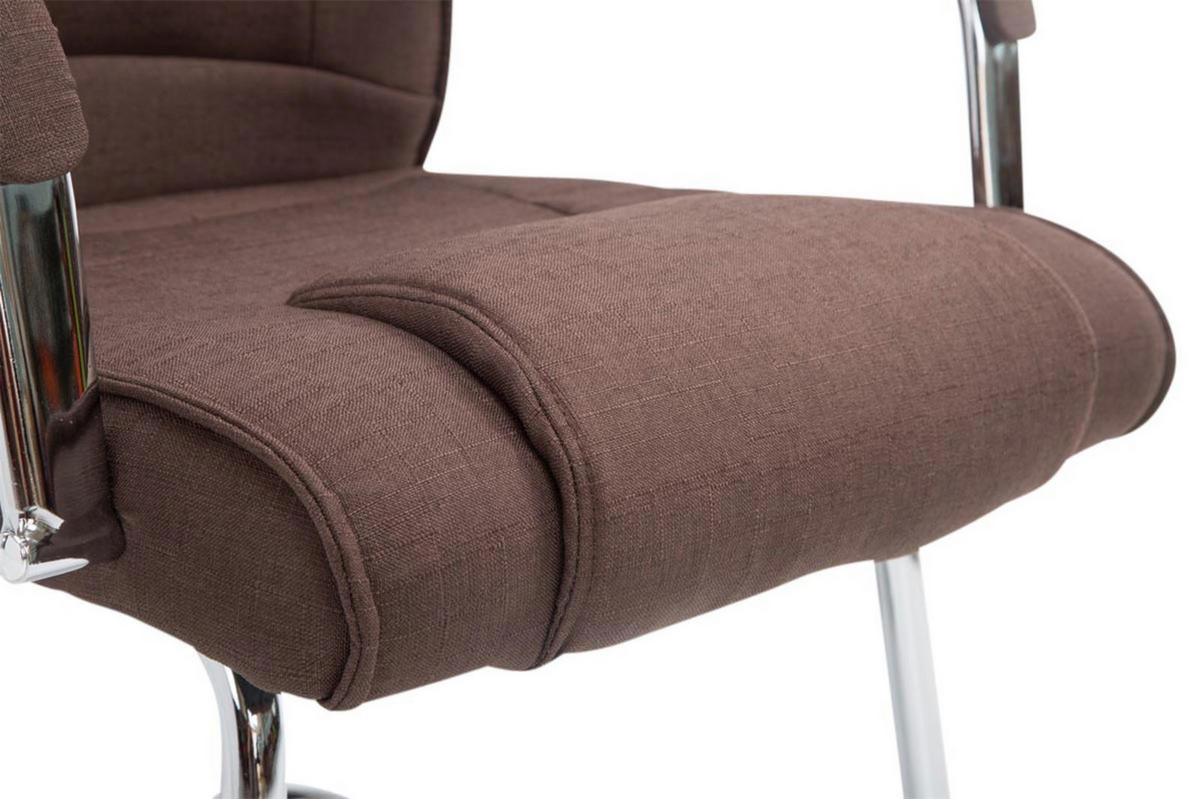 SCHWINGSTUHL 2er Set Stoff braun - Braun, Textil/Metall (60/104/67cm) - CLP