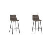 BARHOCKER Bistro Taupe 51/44/115 cm 2er-Set - Taupe, Textil (44/115/51cm) - LABEL51