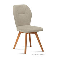 ESSZIMMERSTUHL (2er-Set) Donia 51x92x60 Eiche geölt/Natur - Eichefarben/Naturfarben, Kunststoff (60/92/51cm) - 58aufmkessel