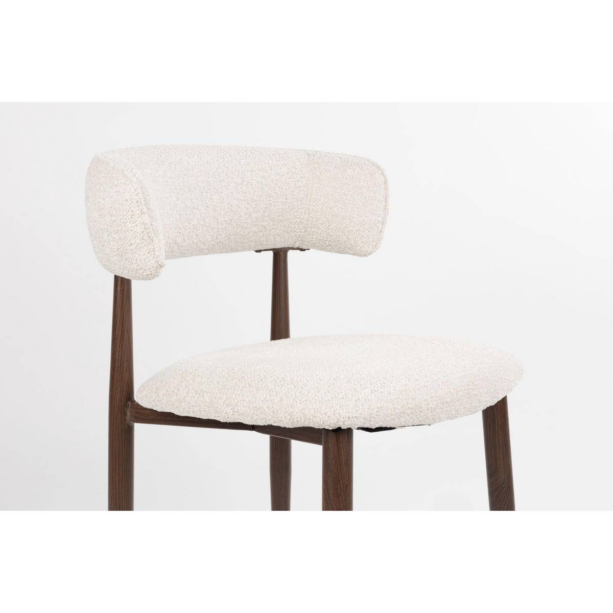 ESSZIMMERSTUHL Stanley - 2 er Set - Beige/Braun, Metall (57.5/79/48cm) - Housecraft Living