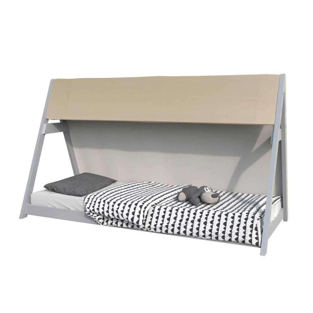 Weber Industries Hausbett Grau 90x190 cm