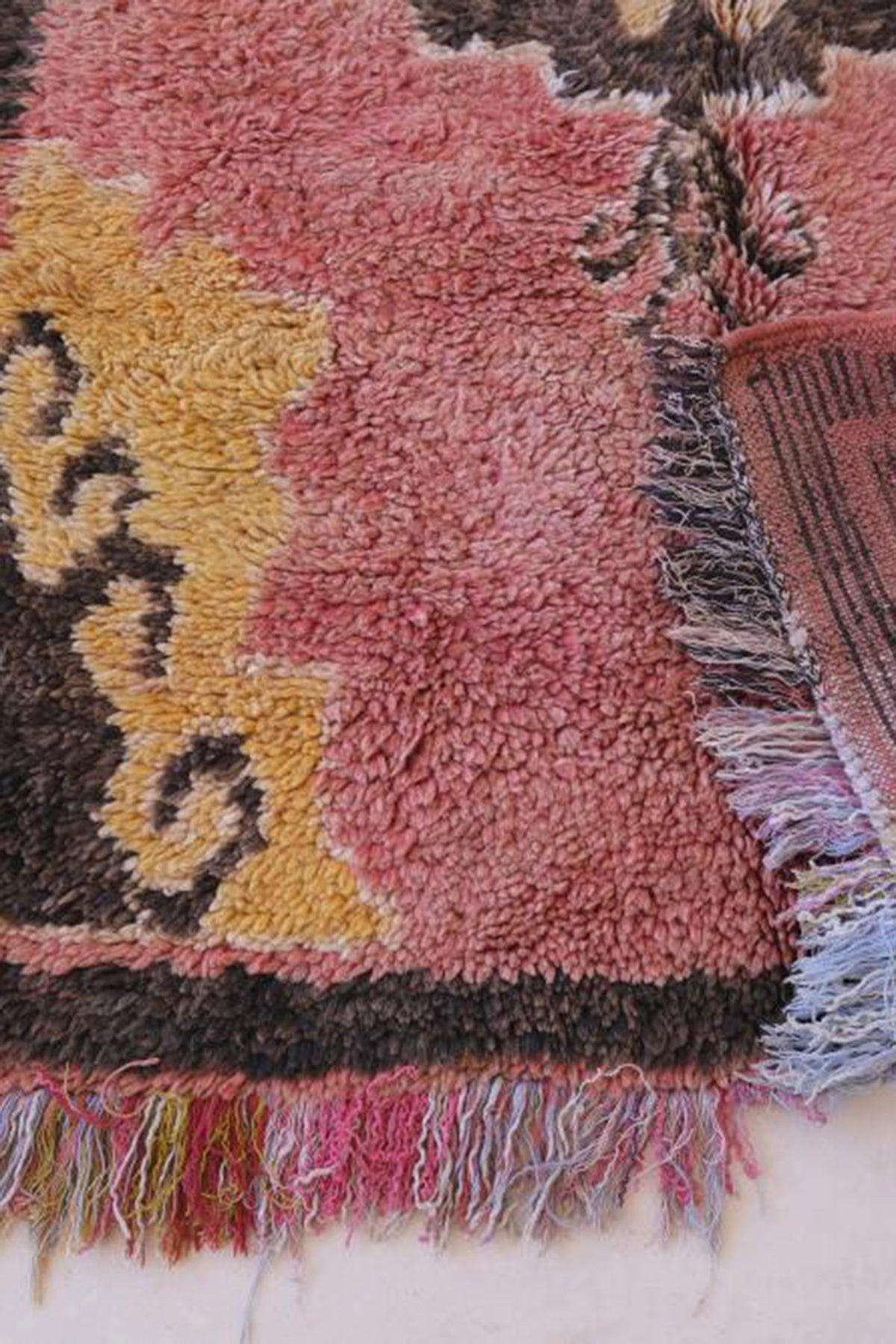 BERBERTEPPICH aus reiner Wolle 112x 207 cm - Pink, Naturmaterialien (112/207cm) - AFK Living