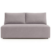 SCHLAFSOFA mit Bettkasten DUO, Stoff Salvador, Grau - Grau, Holz (198/89/90cm) - Kaiser Möbel