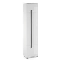 STAURAUMSCHRANK M12 Weiß Hochglanz 45x200x35 cm - Weiß Hochglanz, Holzwerkstoff (45/200/35cm) - Livojo