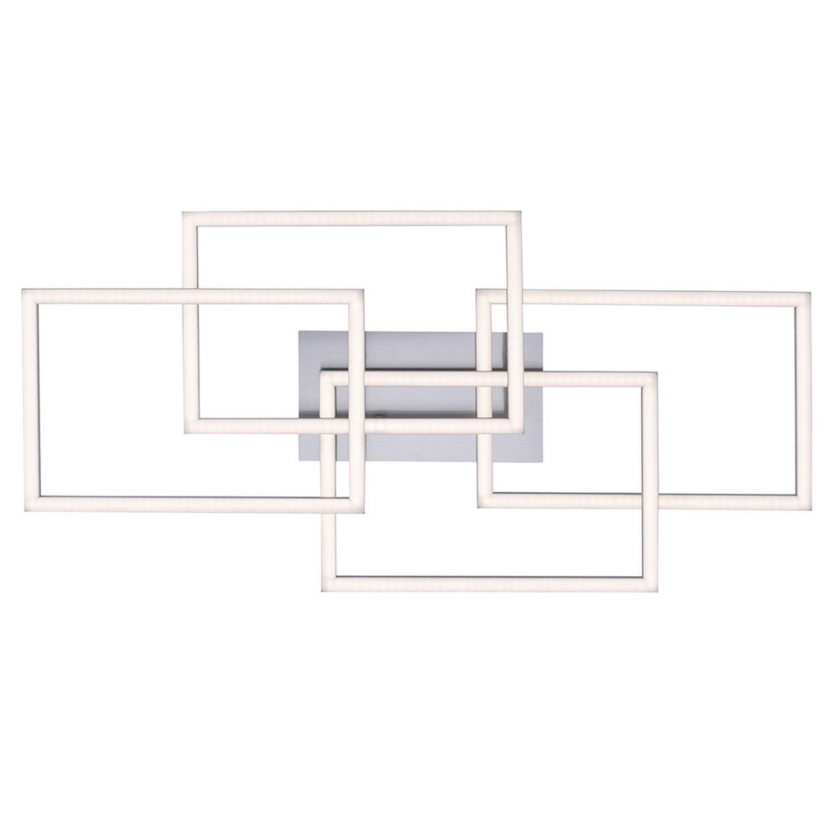 LED DECKENLEUCHTE IVEN Aluminium Silber - Silberfarben, Metall (70/34.5/9.5cm)