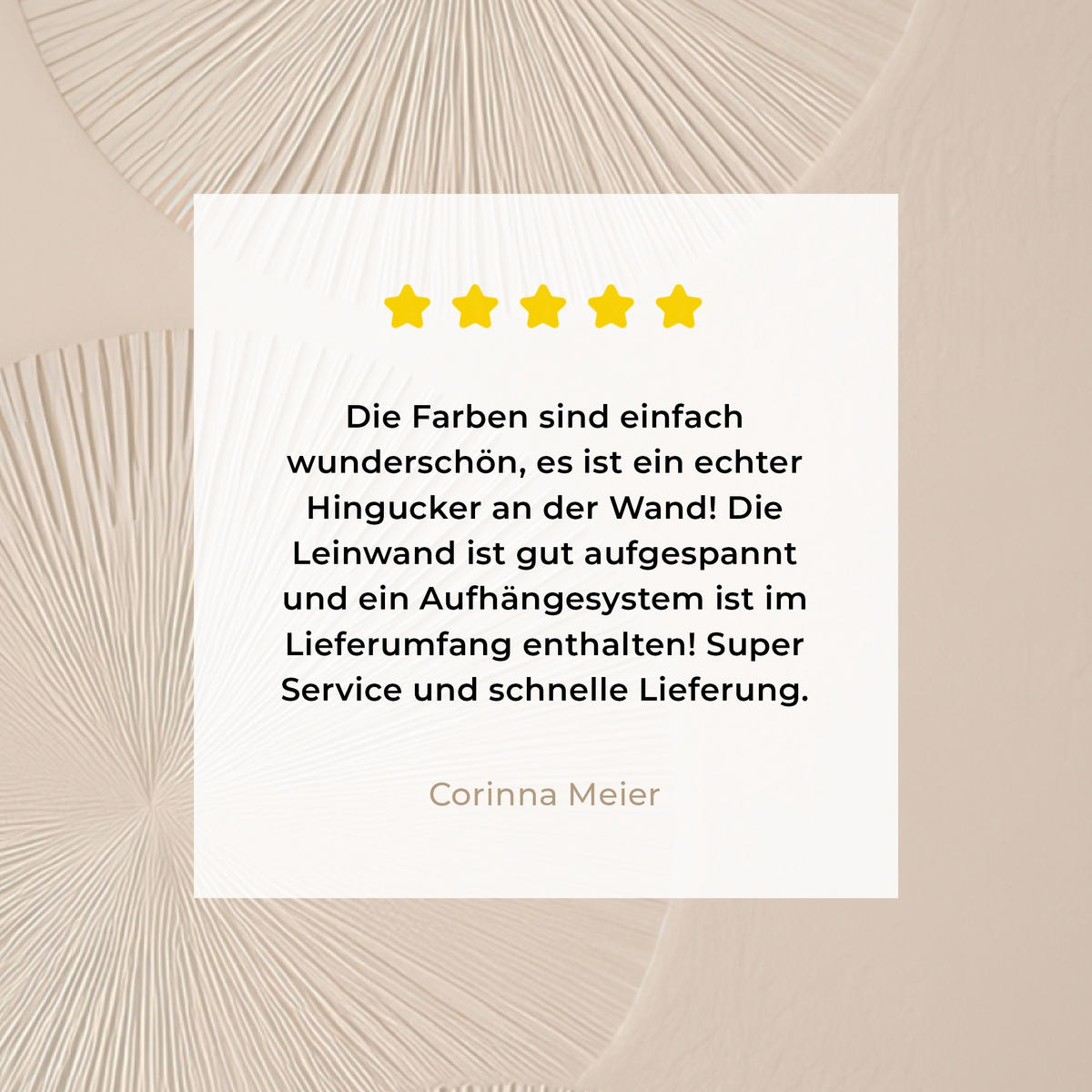 LEINWANDBILD Japandi - Beige - Modern 20x20 cm - Ecru, Textil (20/20cm) - MuchoWow